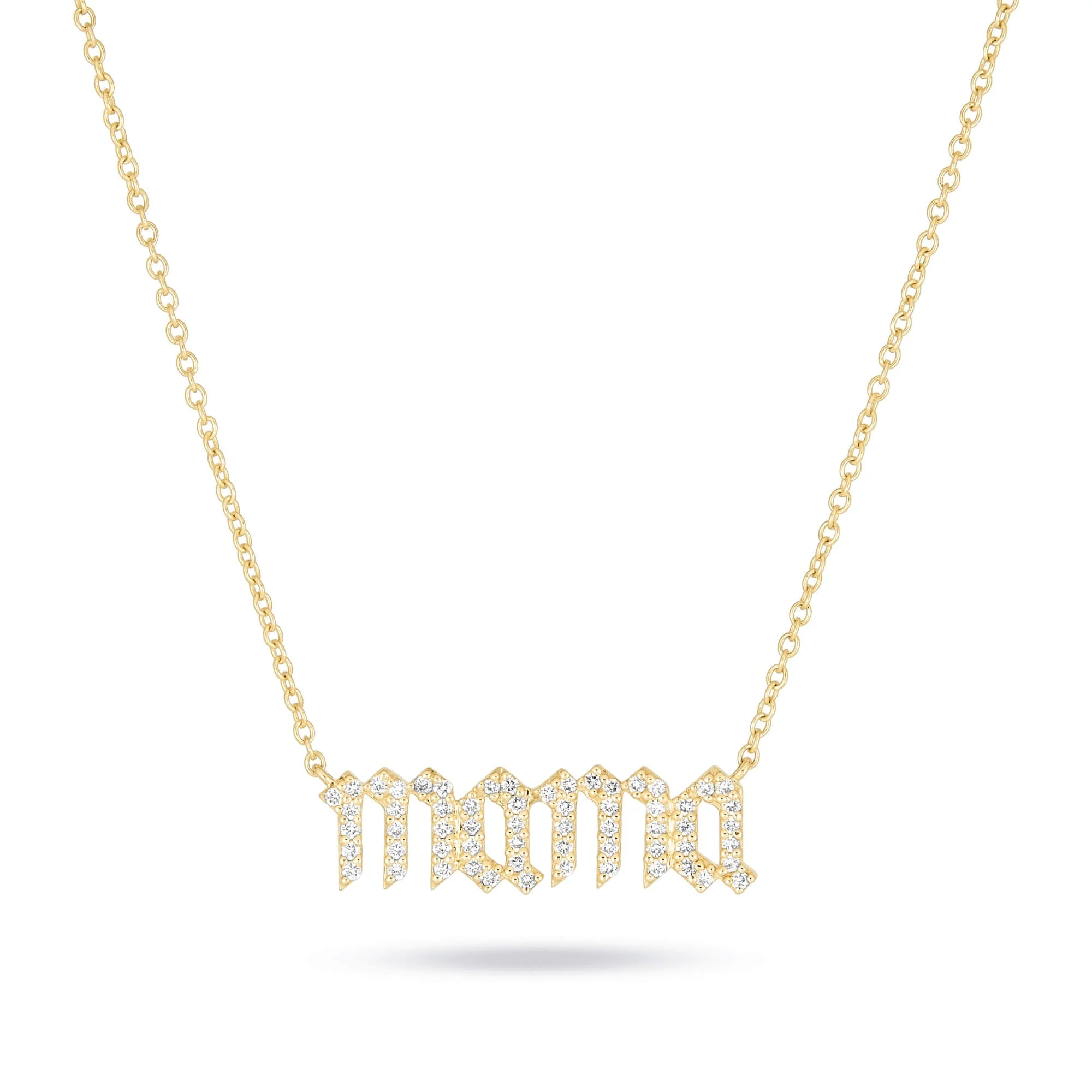 Diamond Gothic Mama Necklace - 1