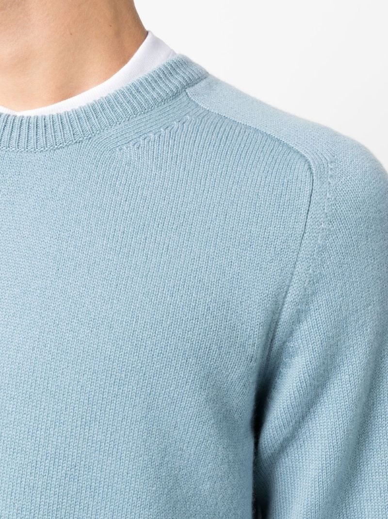 cashmere crewneck jumper - 5