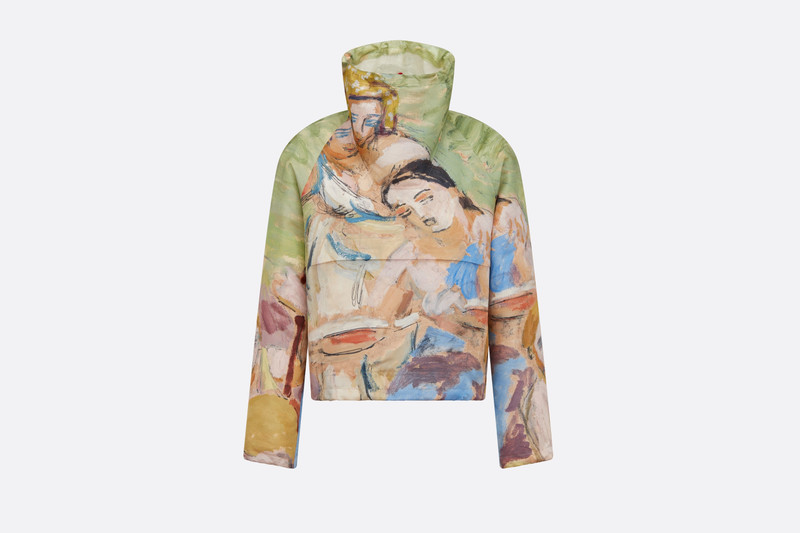 DIOR AND DUNCAN GRANT AND CHARLESTON Pullover Shirt with High Collar 1