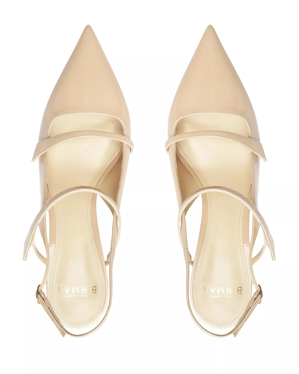 Women's Tita Pointed Toe Mid Heel Slingback Pumps - 10
