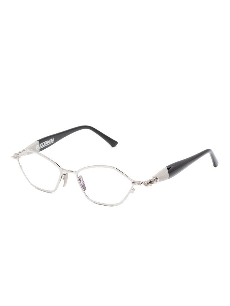 Kuboraum geometric-frame glasses outlook