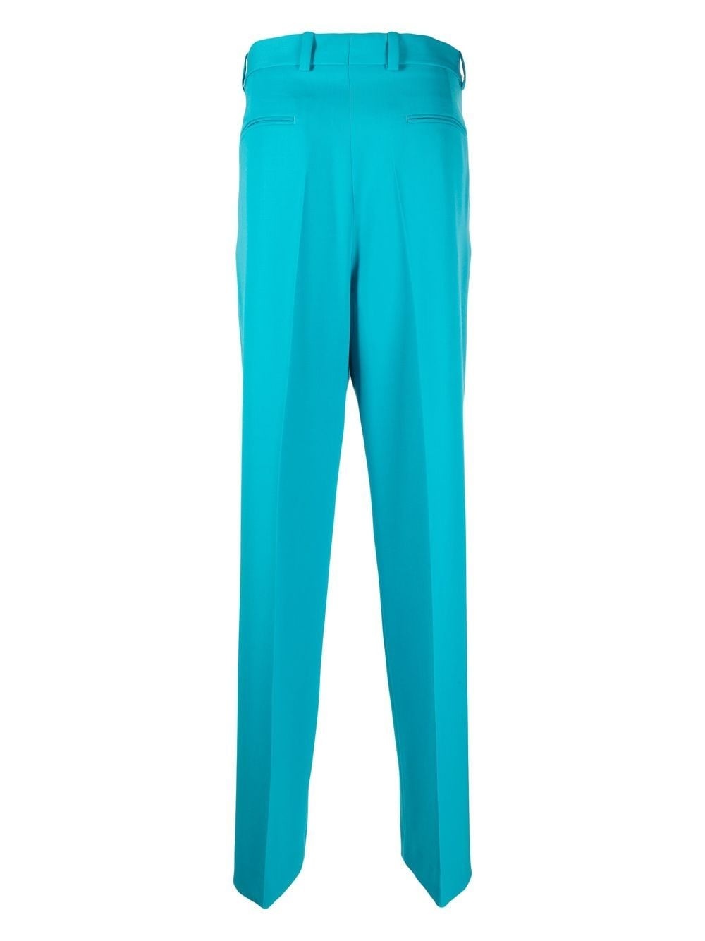 straight-leg wool trousers - 4