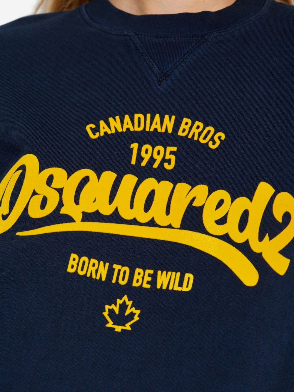 logo-print sweatshirt - 5