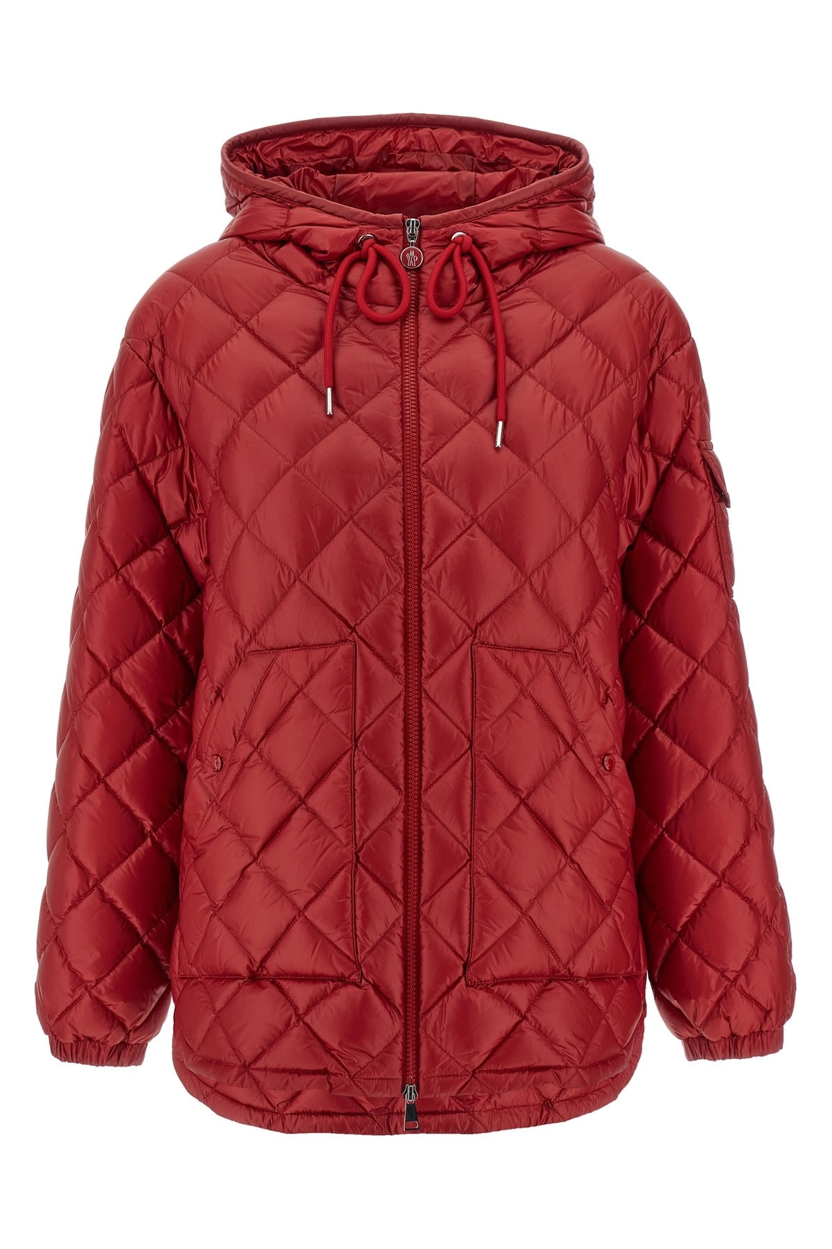 Diamond quilting down jacket - 1