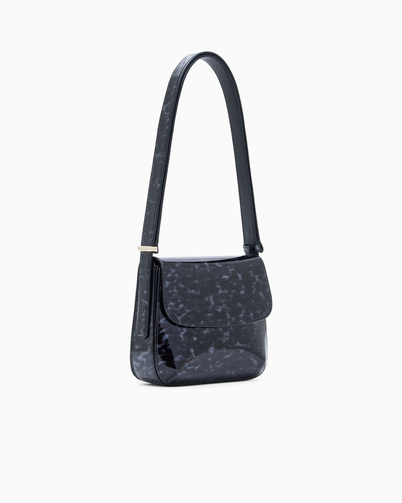 GIORGIO ARMANI LA PRIMA BAG IN TORTOISESHELL PATENT LEATHER outlook