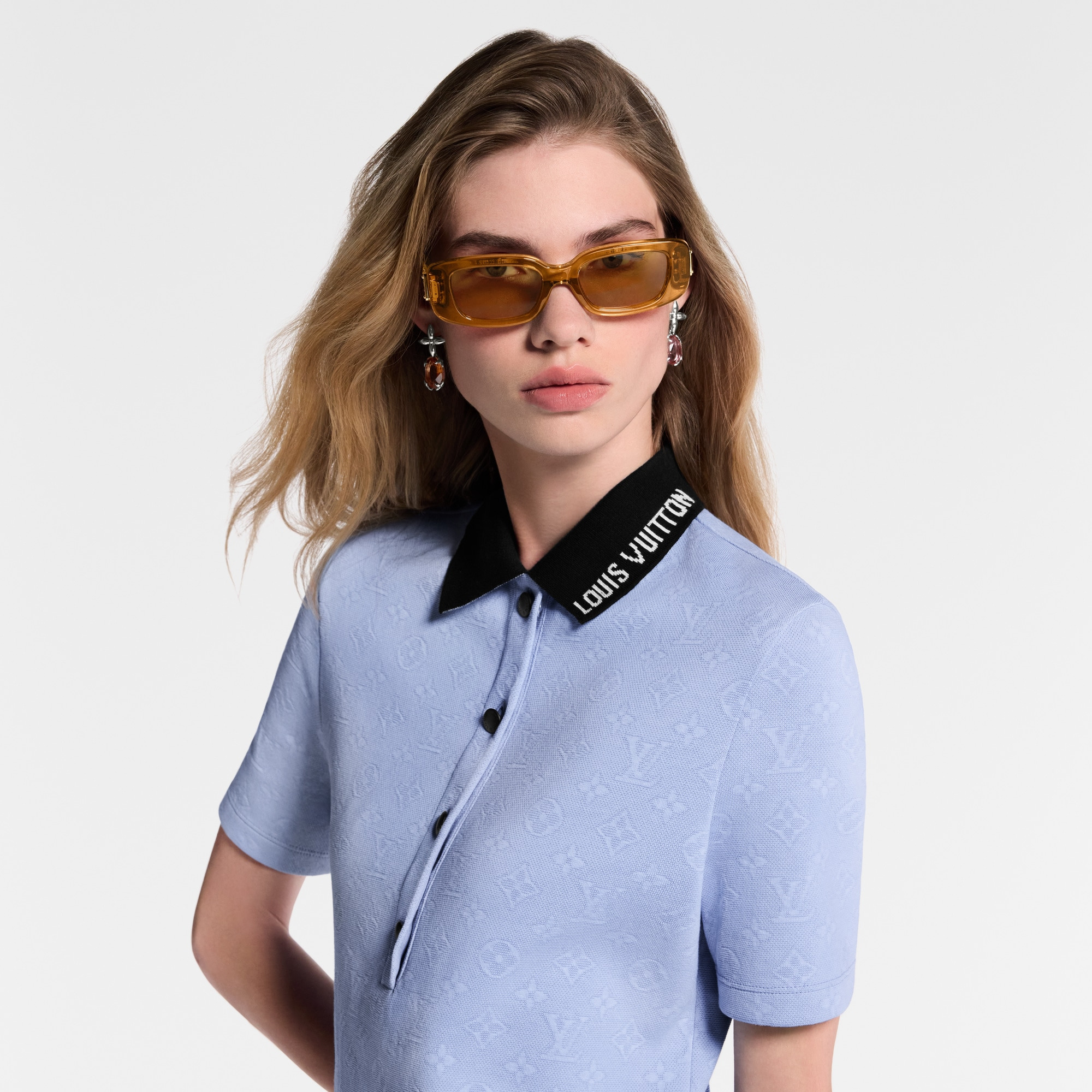 Monogram Piqué Polo Dress - 4