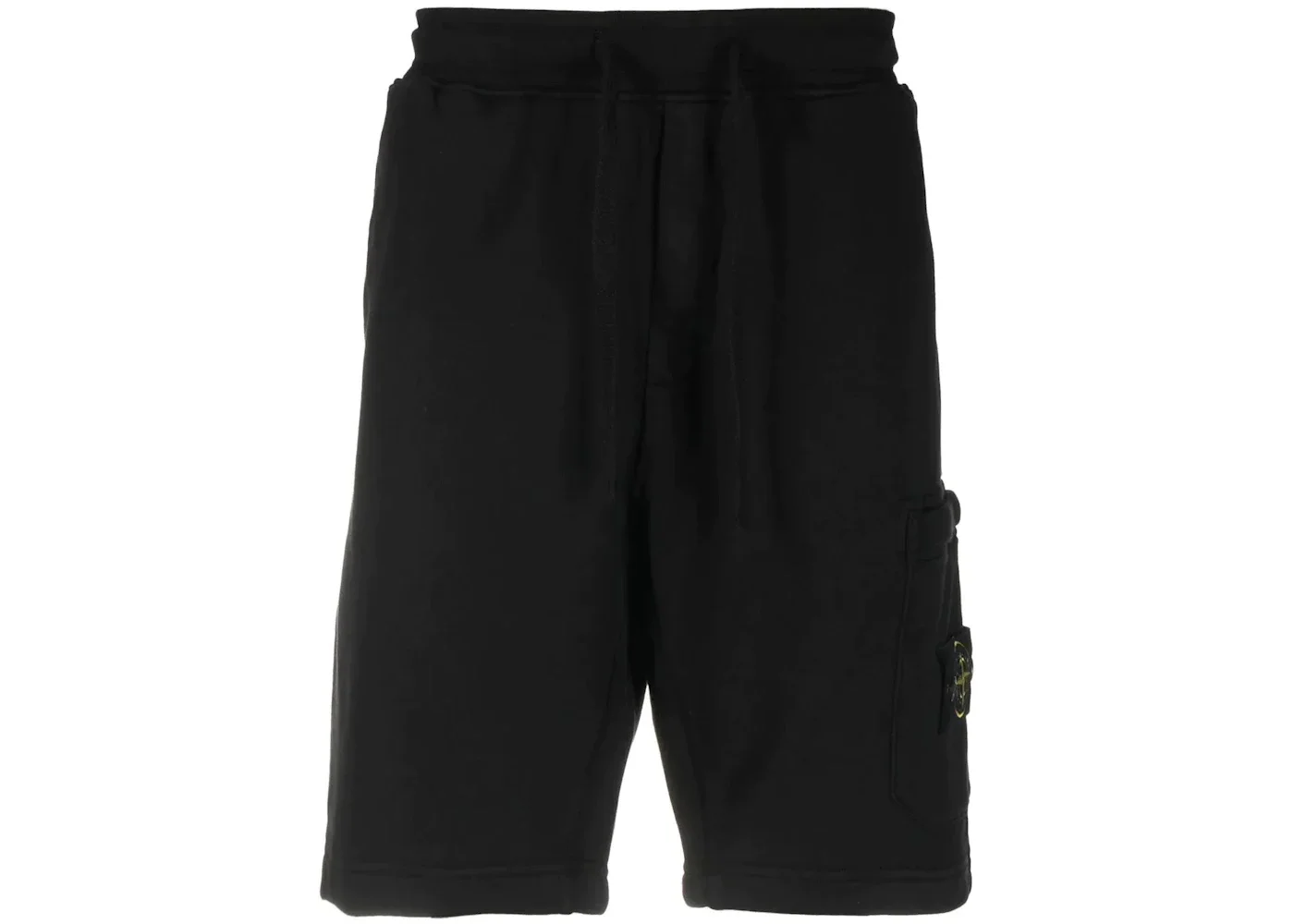 Stone Island Felpa Bermuda Shorts Black - 1