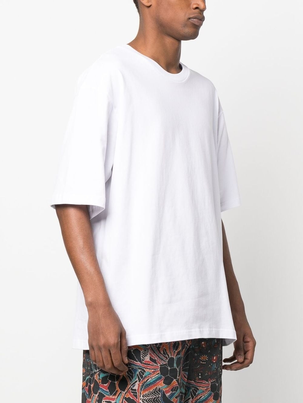 logo-print cotton T-shirt - 3