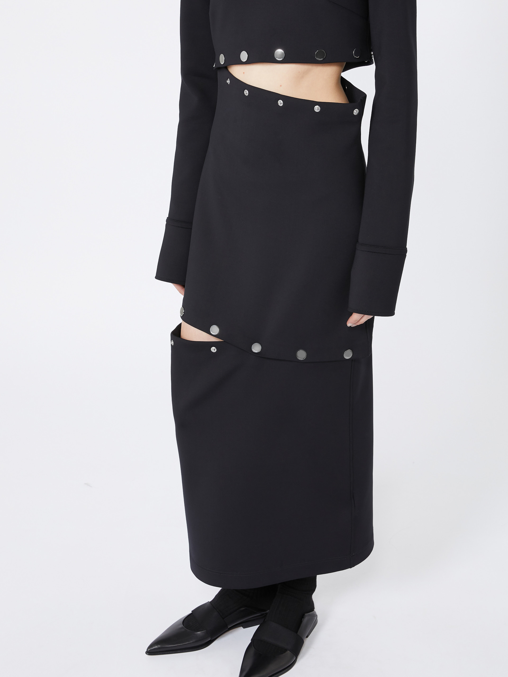 CANZONE Shortenable scuba jersey dress - 5