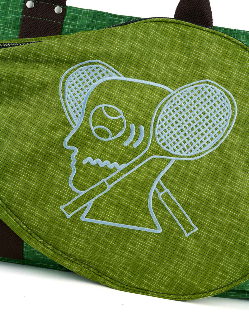 Brain Dead Equipment Tennis Tote - Green Multi 4