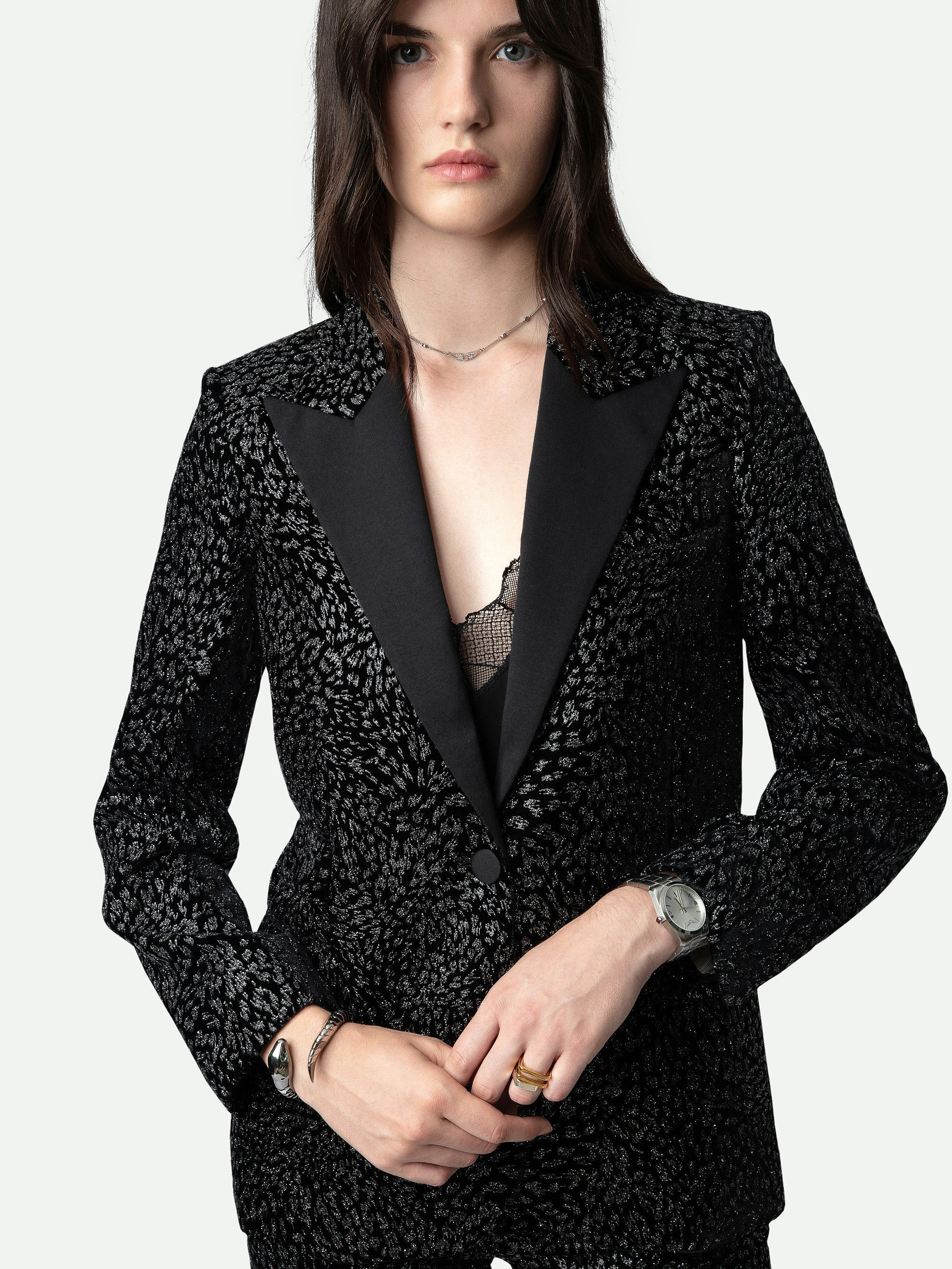 Venus Velvet Blazer - 5