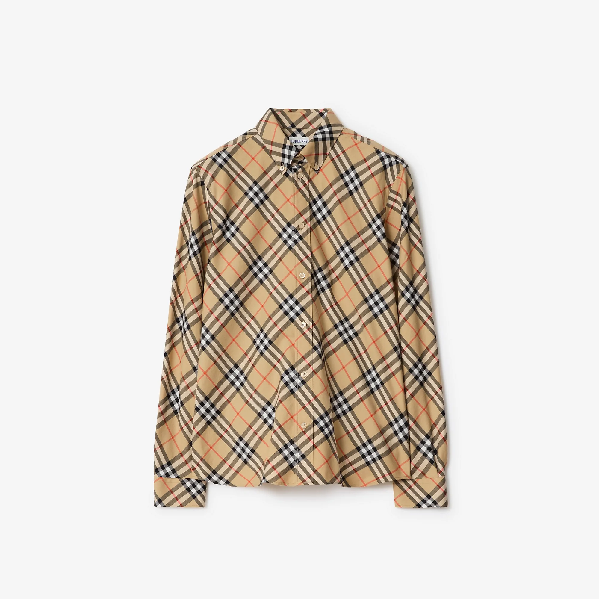 Relaxed Fit Check Cotton Flannel Shirt - 1