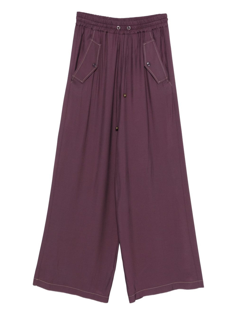 drawstring-fastening trousers 1