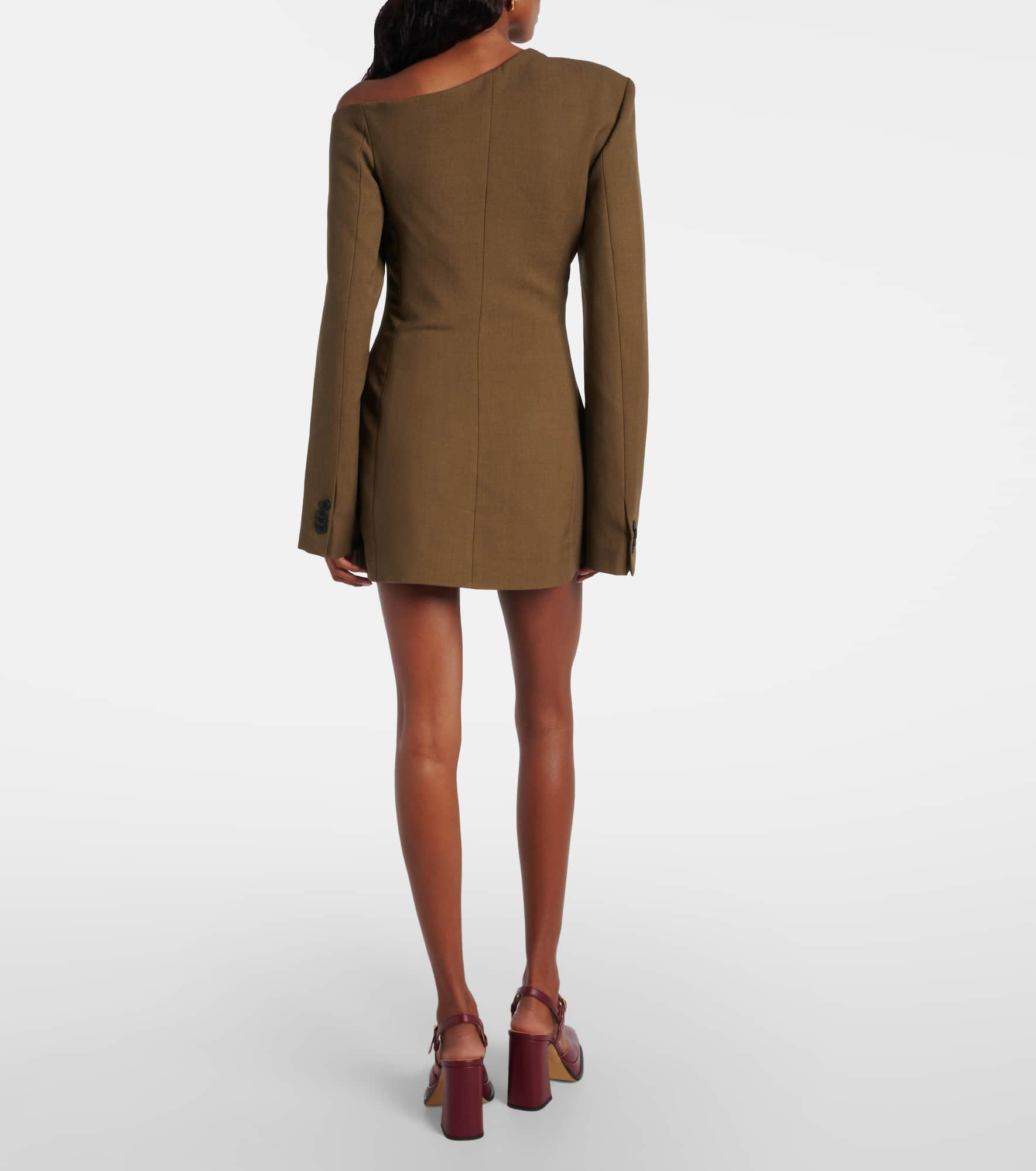 Sartoria asymmetric minidress - 3