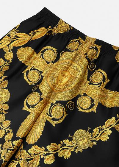 VERSACE Maschera Baroque Silk Shorts outlook