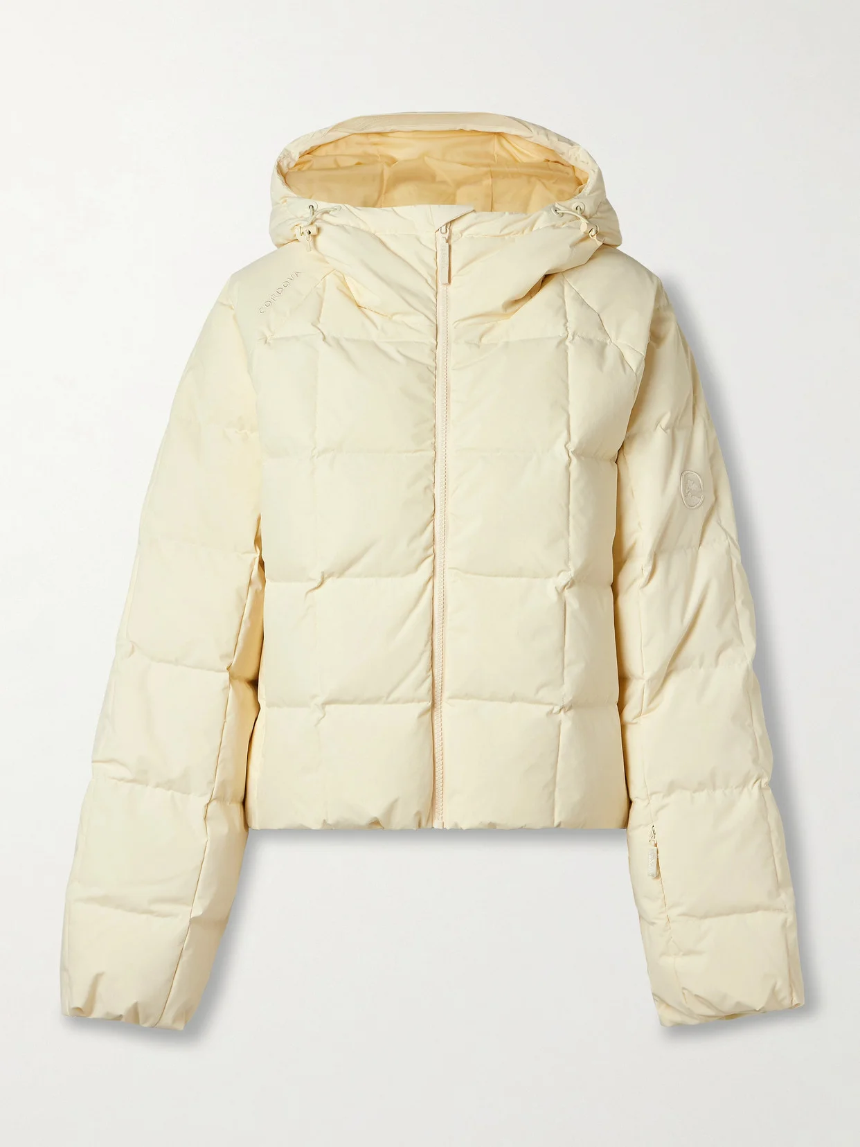 Oza Hooded Quilted Down Ski Jacket - 1