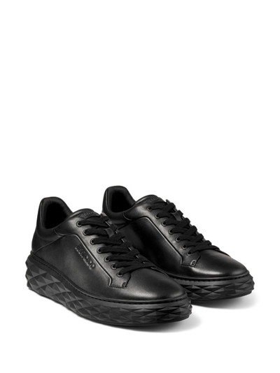 JIMMY CHOO Diamond Maxi leather sneakers outlook
