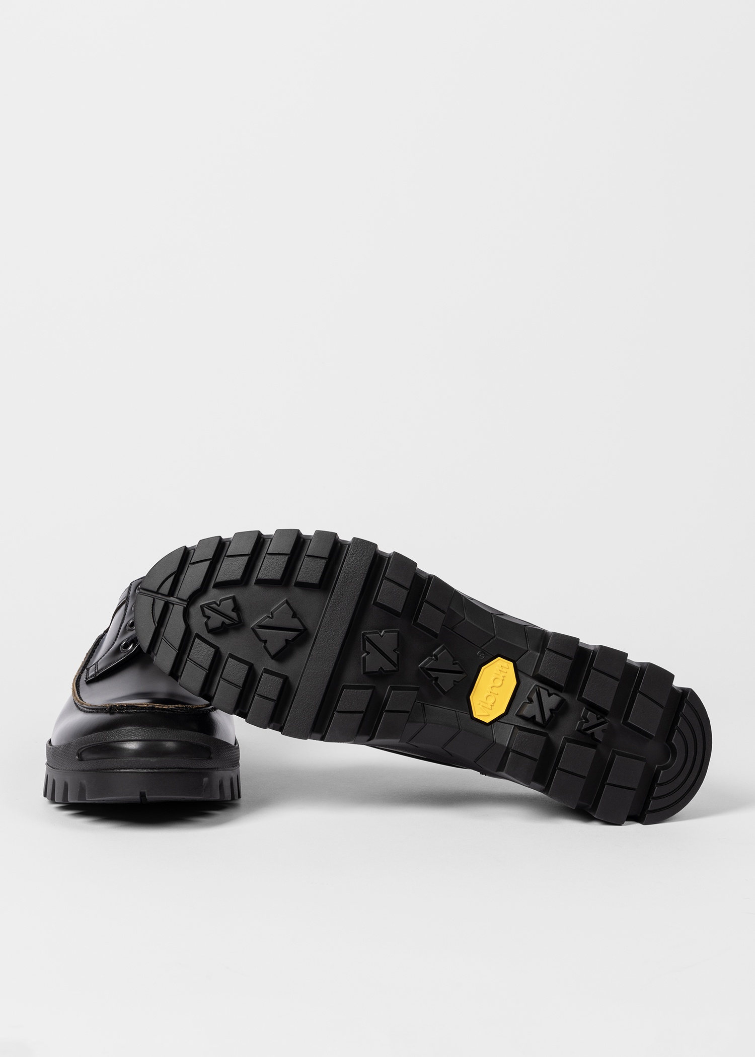 Black Leather 'Lyle' Shoes - 4