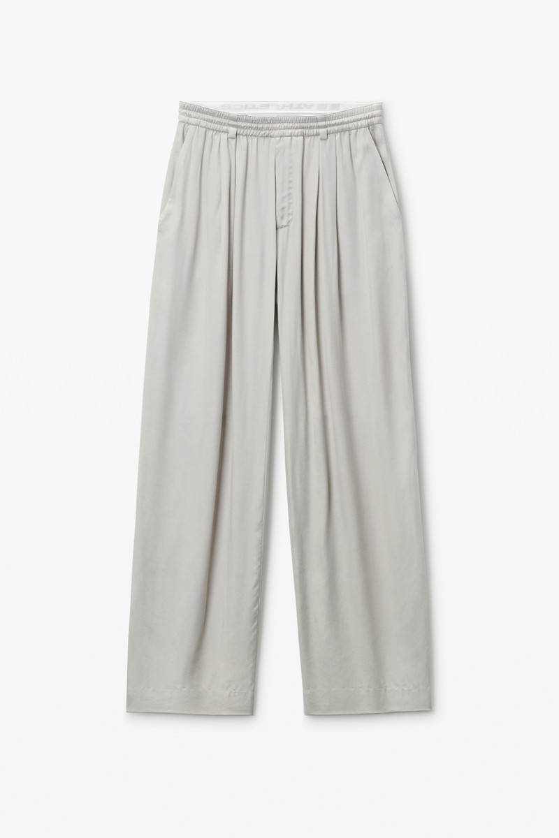 Pre-Styled Trouser with Turn-Down Waistband - 1