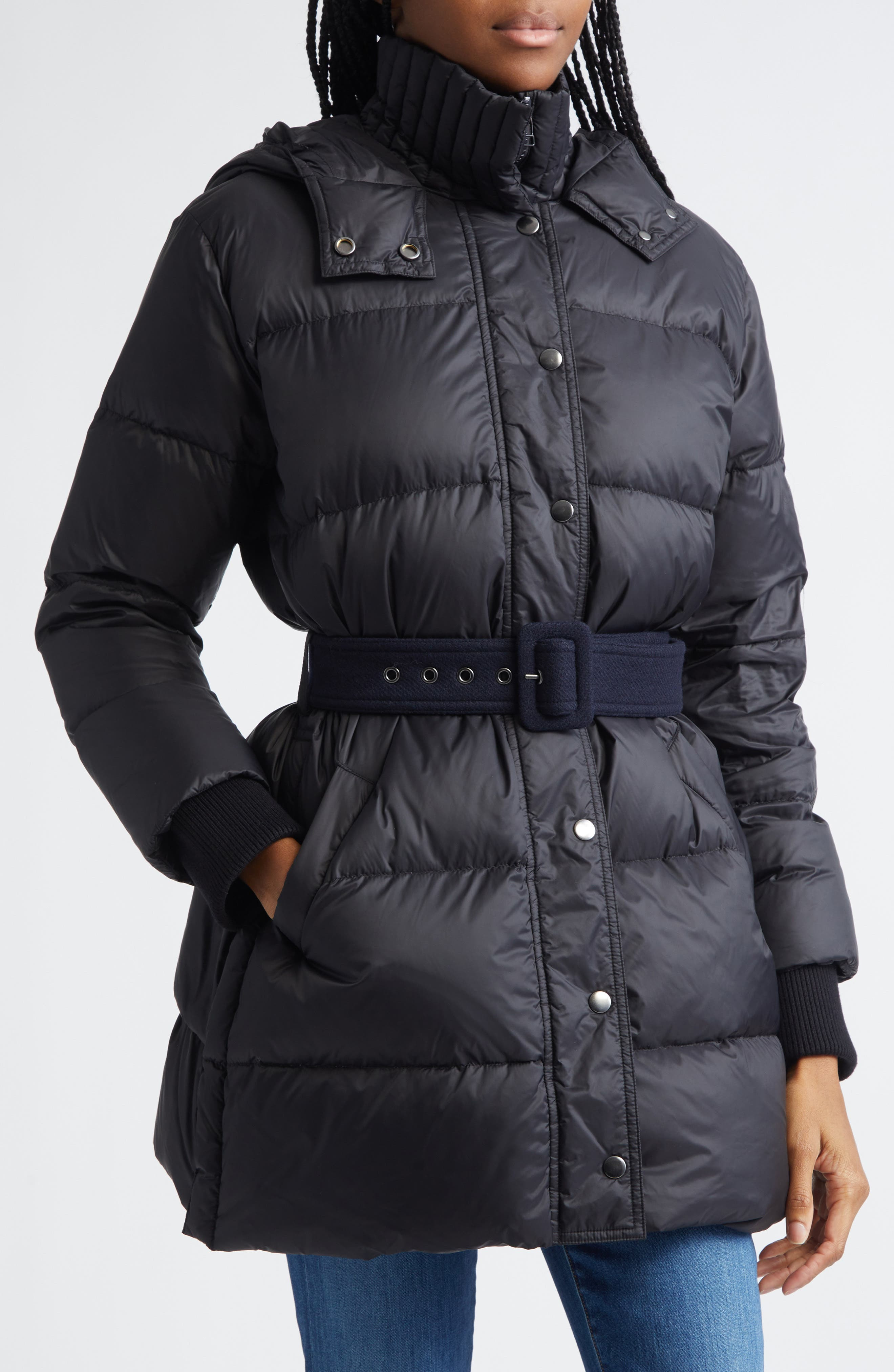 Veronica Beard Jarvis Down Puffer Jacket in Black at Nordstrom - 3
