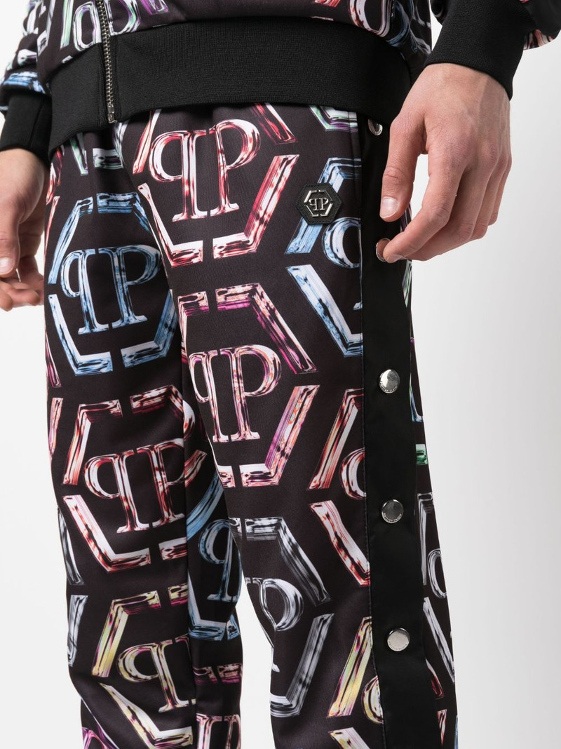 logo-print stretch-cotton tracksuit 6
