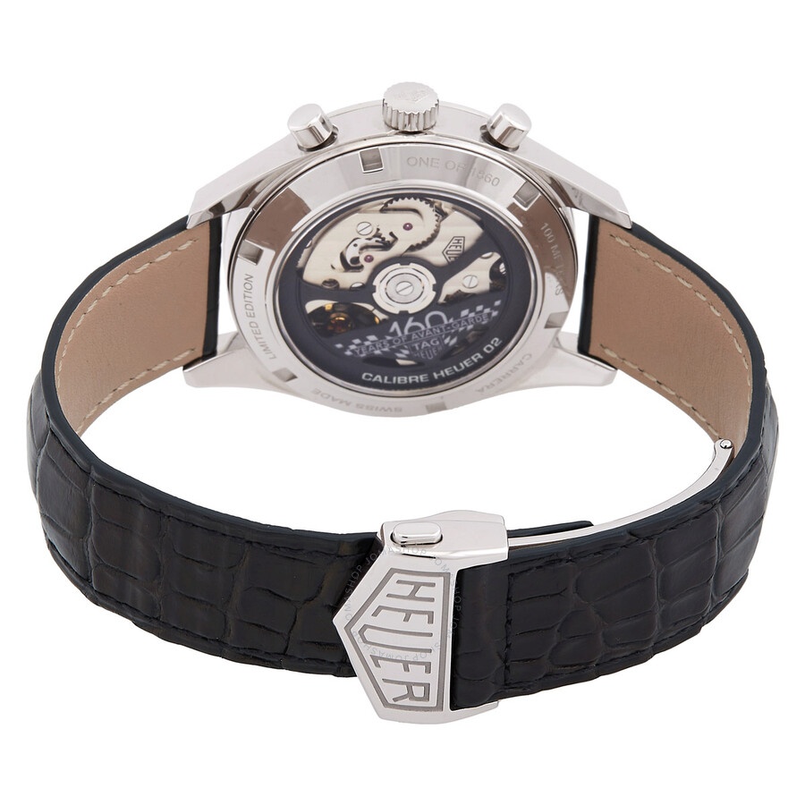 Tag Heuer Carrera 160 Years Anniversary Chronograph Automatic Silver Dial Men's Watch CBK221B.FC6479 - 3