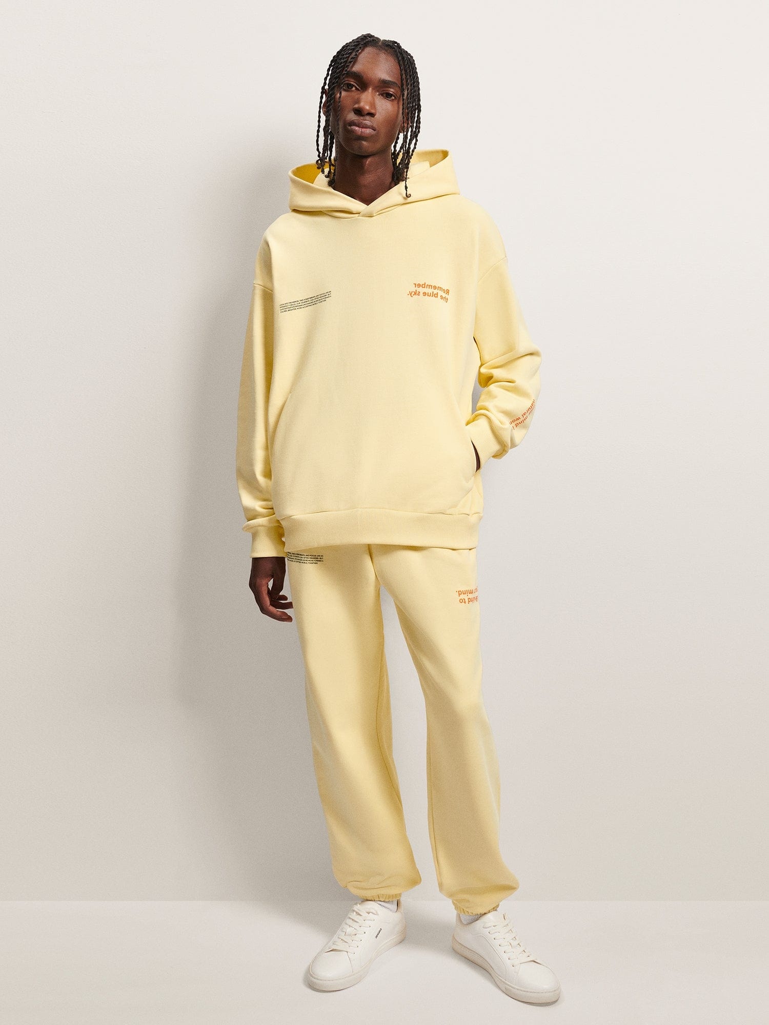PANGAIA x Headspace Track Pants - Happy Yellow - 2