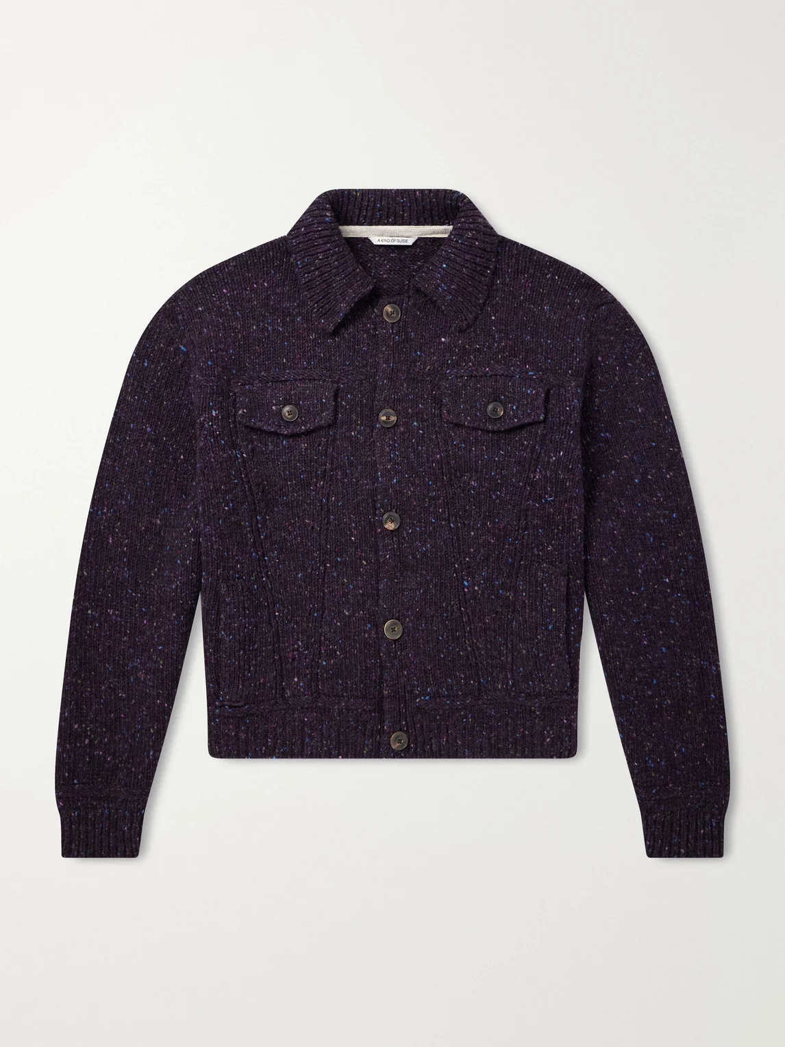 Torro Flecked-Wool Cardigan - 1