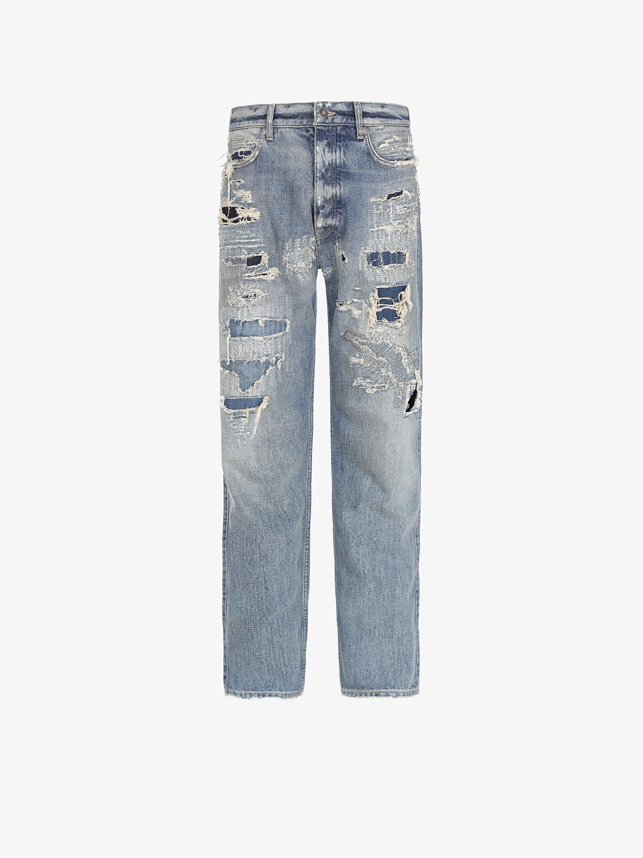 Destroyed effect jeans - 1