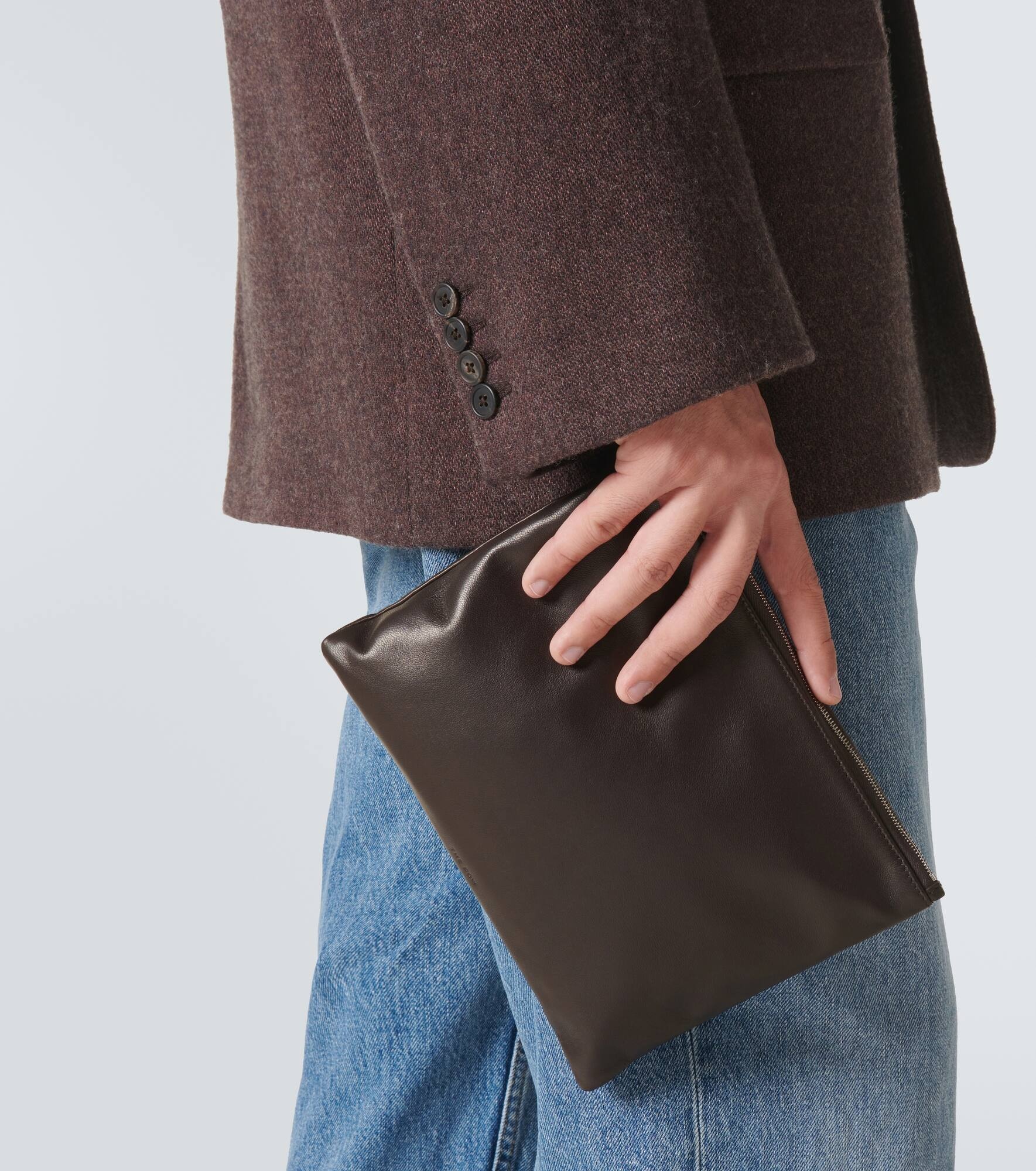 Allegra leather clutch - 3