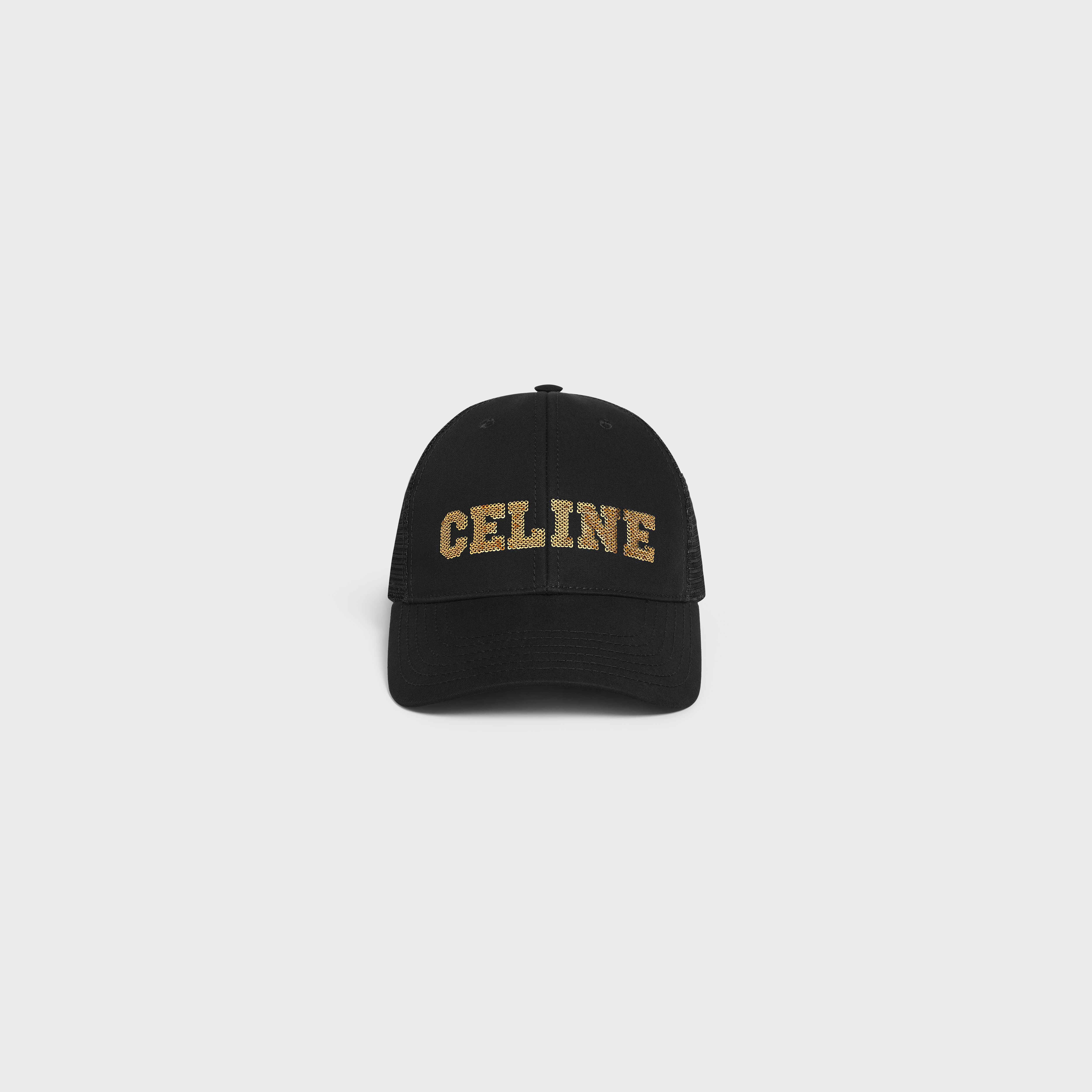 Celine embroidered cotton cap - 2