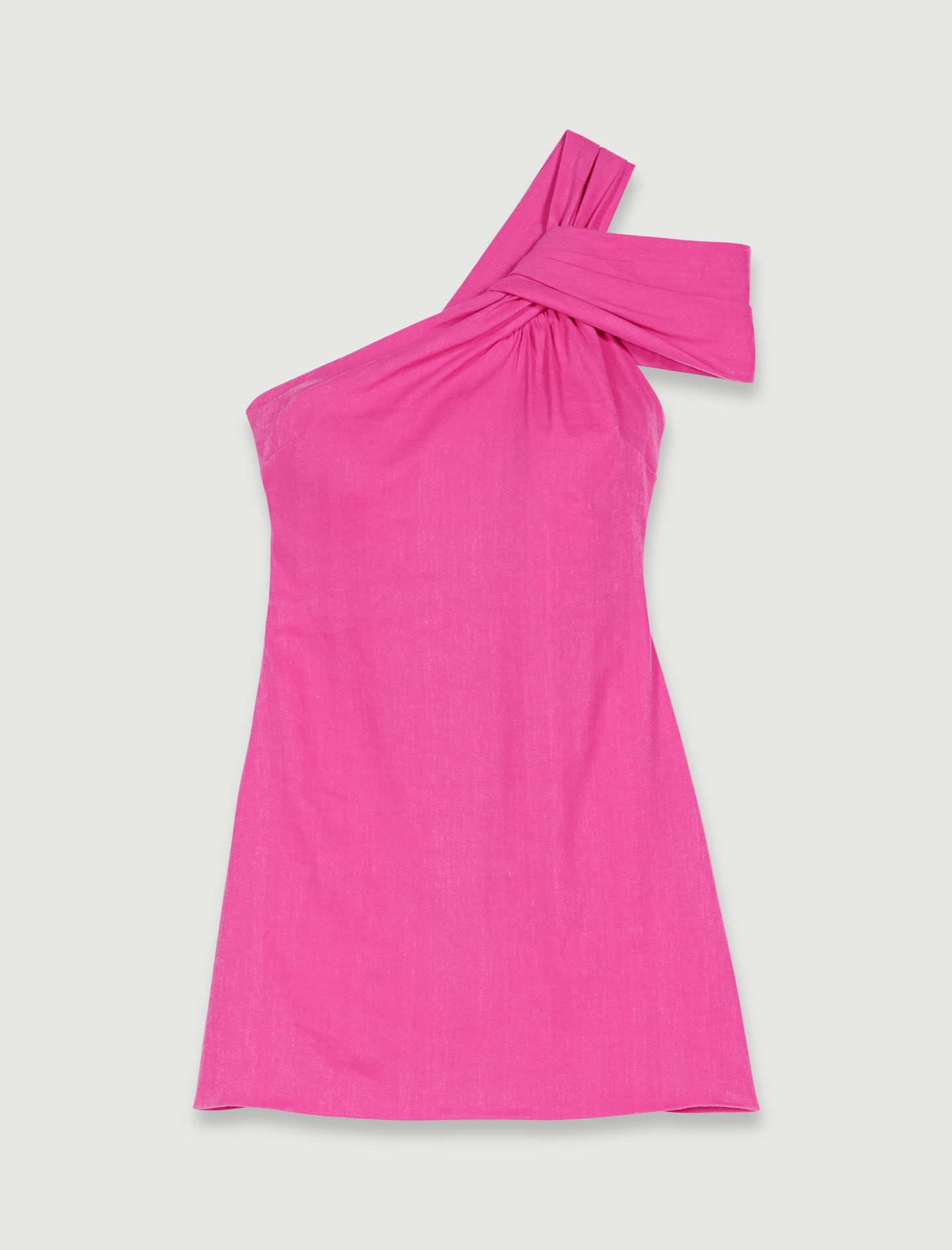 Asymmetrical linen dress - 1