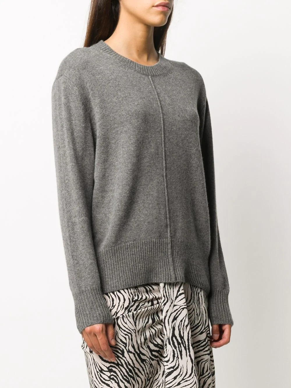 crew neck knitted jumper - 3