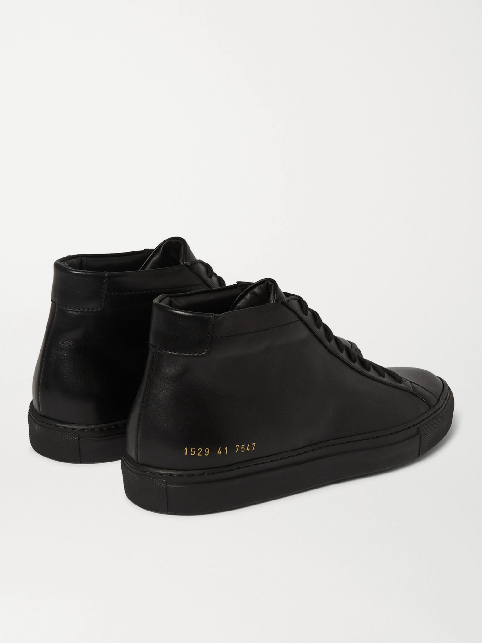 Original Achilles Leather High-Top Sneakers Black - 4