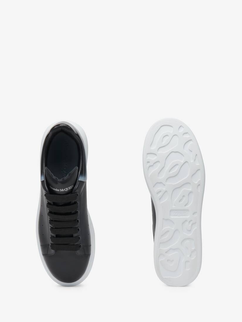 Men's Oversized Sneaker in Black/silver - 4