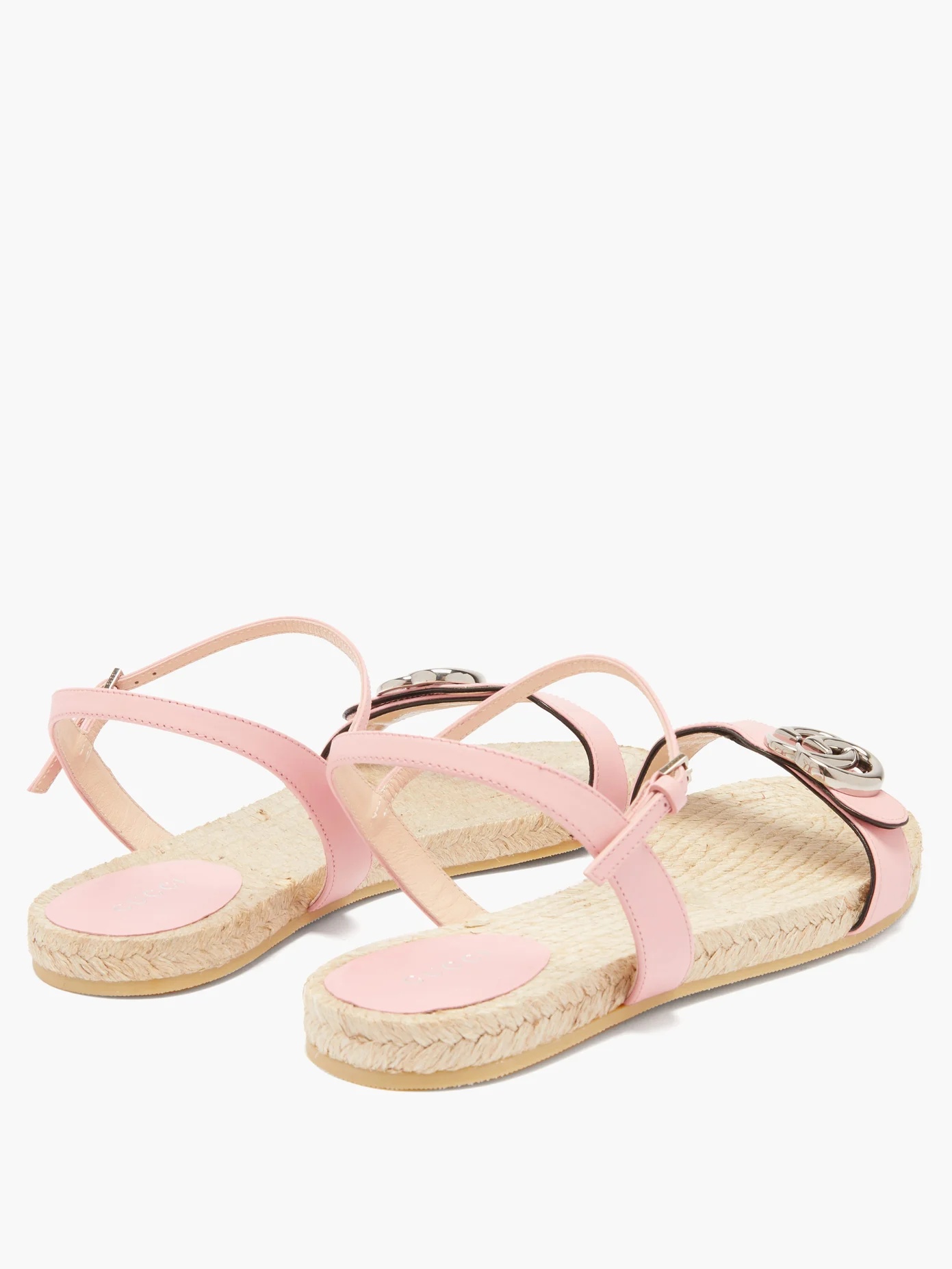 Aitana leather and jute sandals - 4