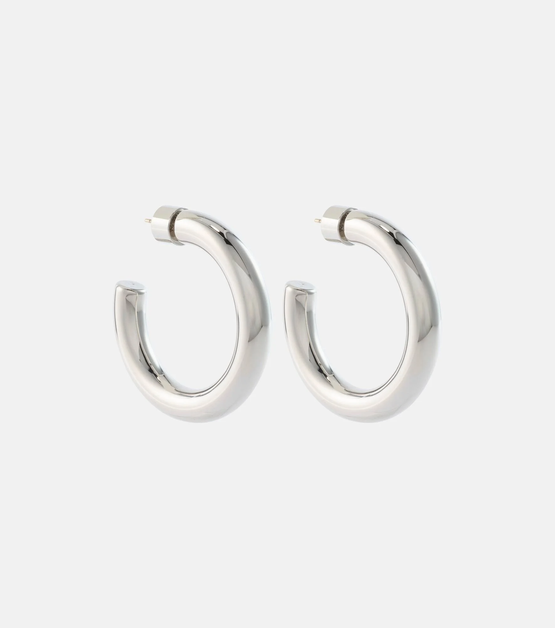 Samira Mini 14kt gold-plated hoop earrings - 1