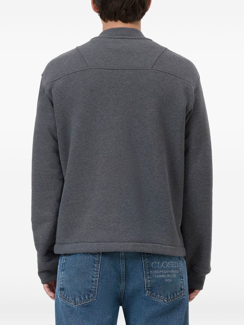 CLOSED zip-front cotton sweater outlook