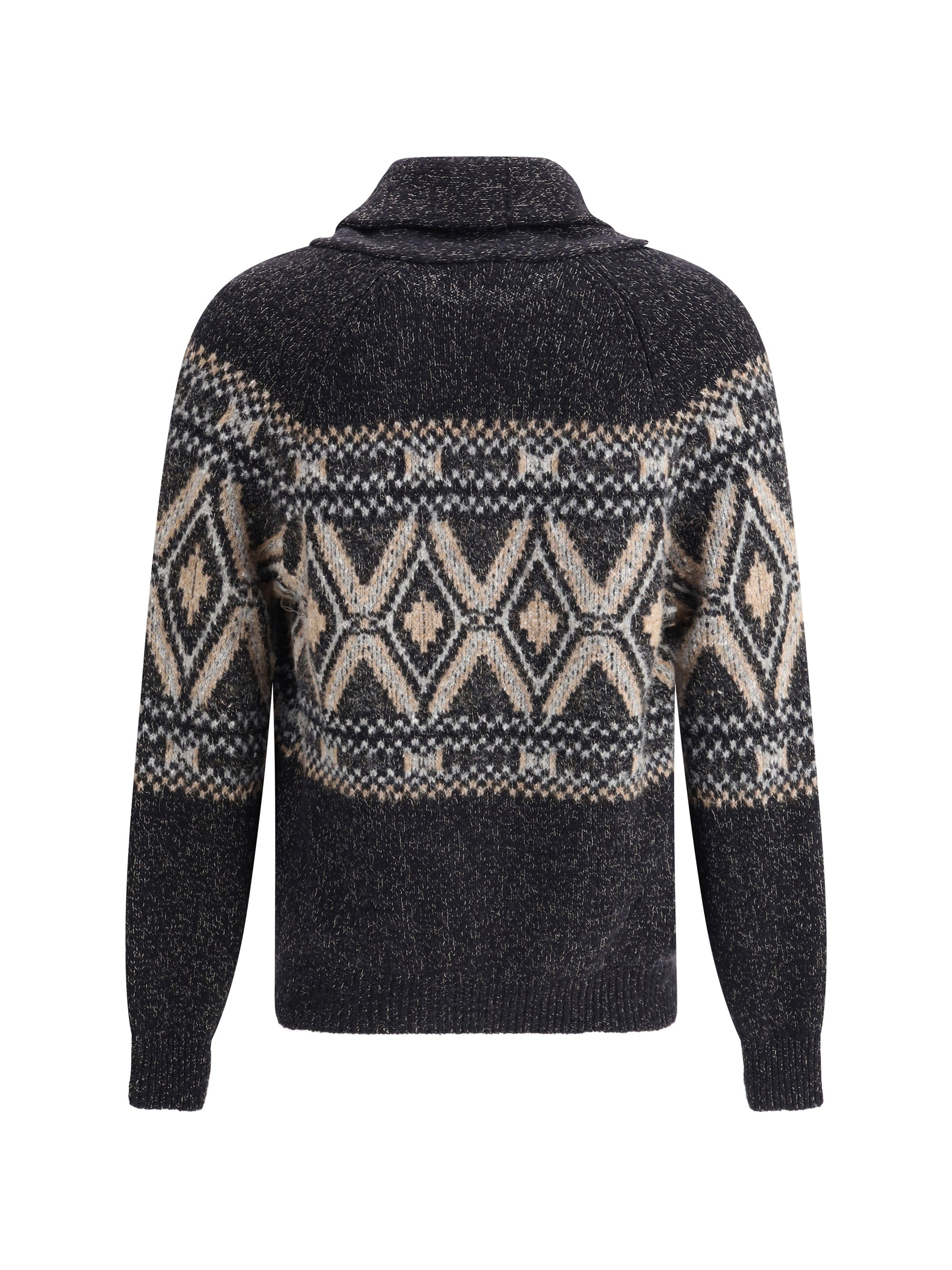 Brunello Cucinelli Men Virgin Wool Cardigan - 2