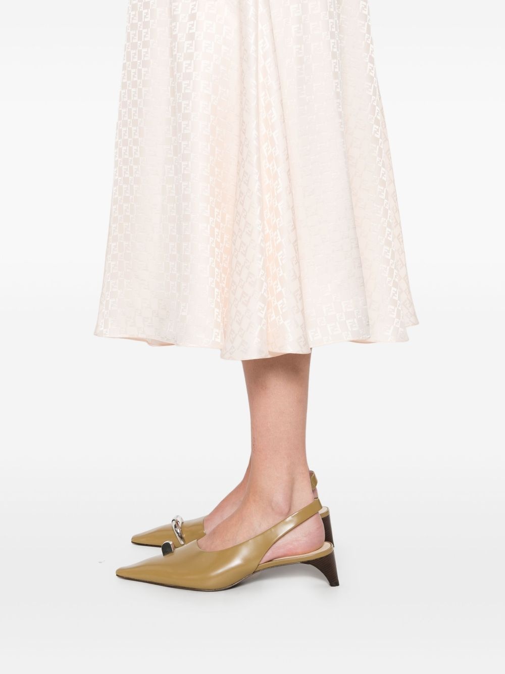 FF silk midi skirt - 5