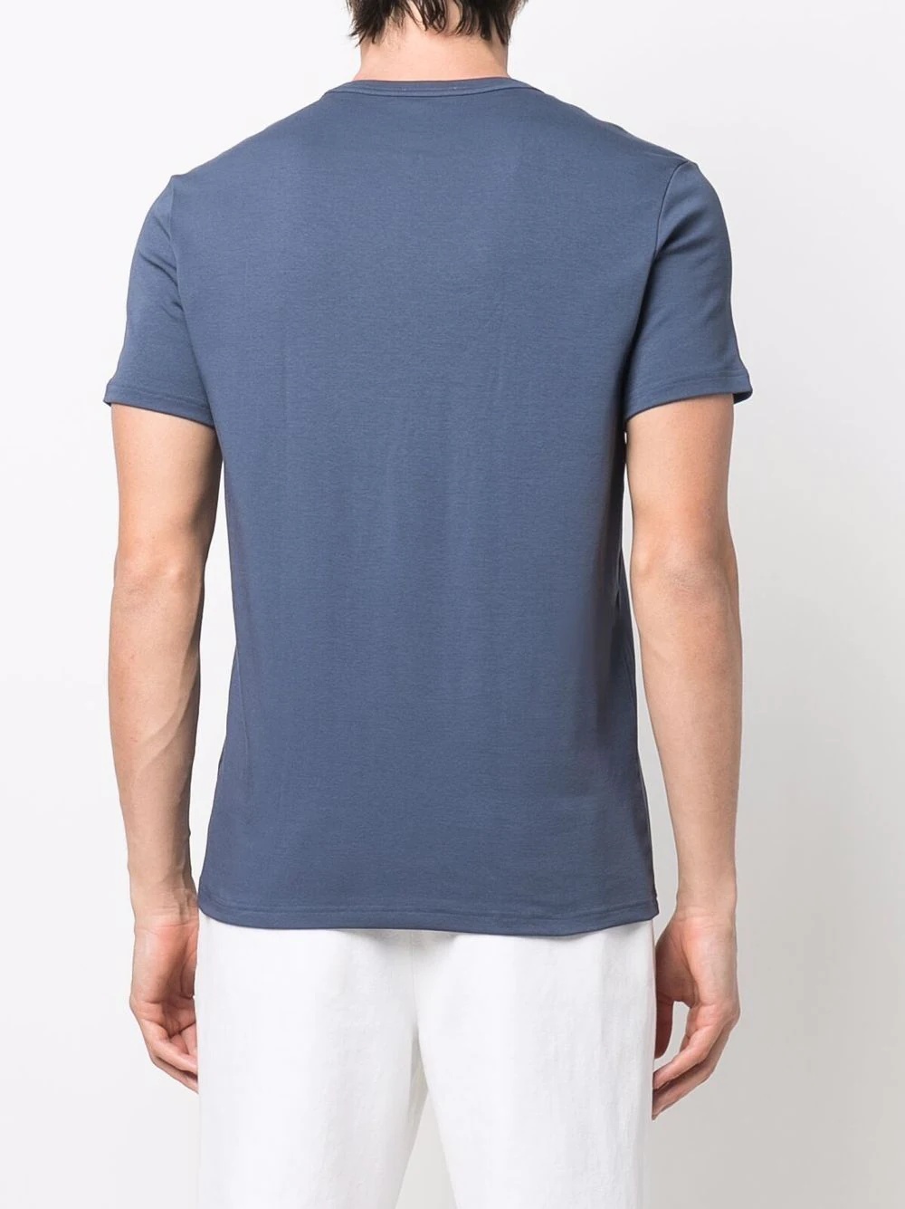 V-neck fitted T-shirt - 4