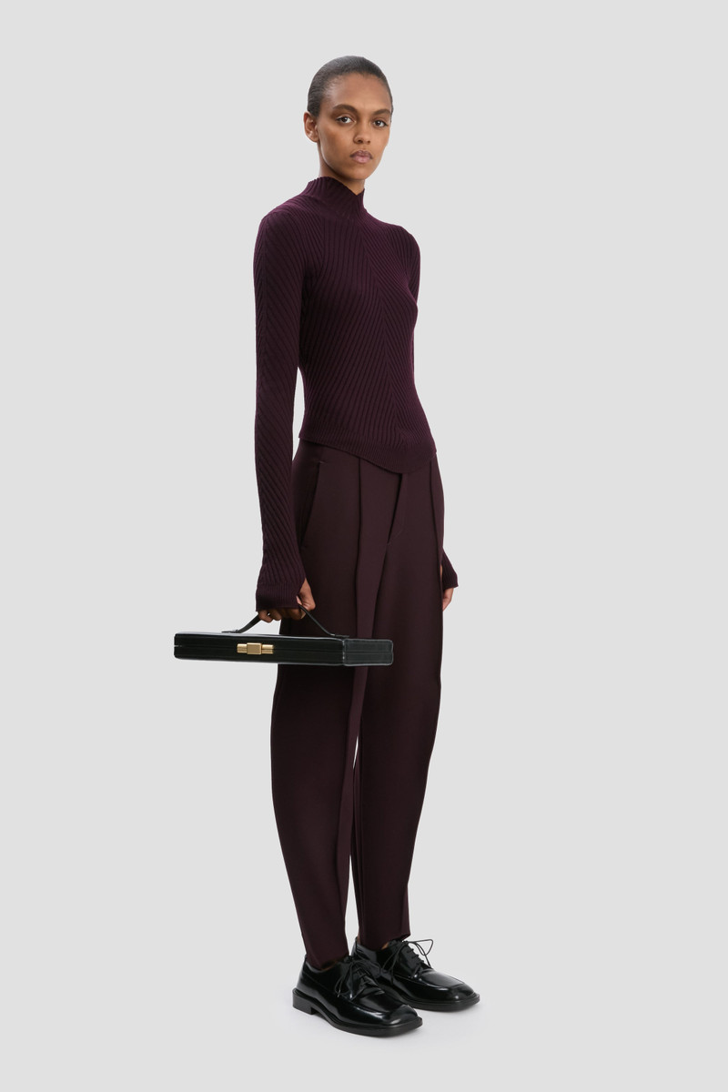 Large Box Clutch In Black Smooth Leather 7