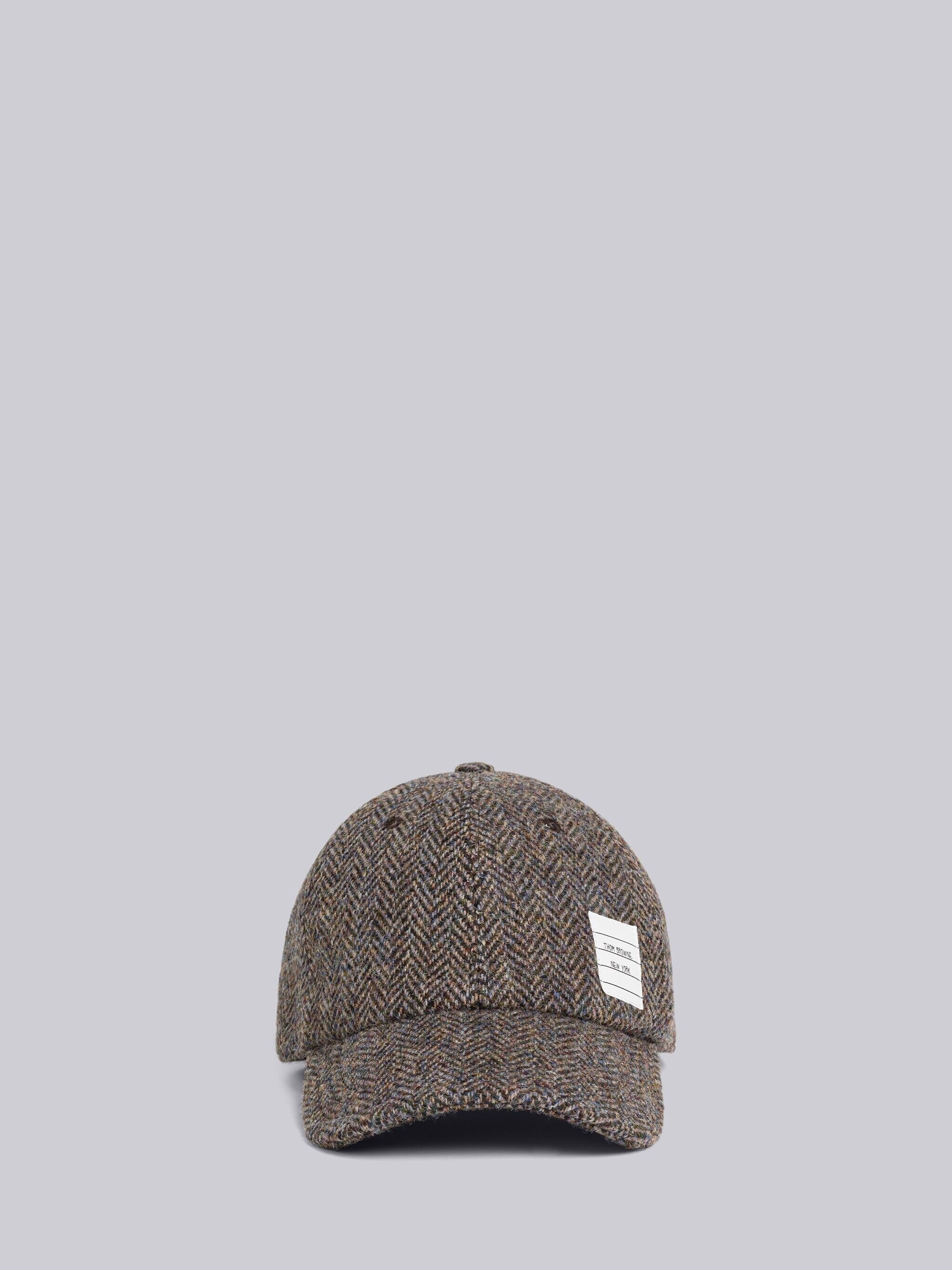 Herringbone 6-Panel Baseball Cap - 1