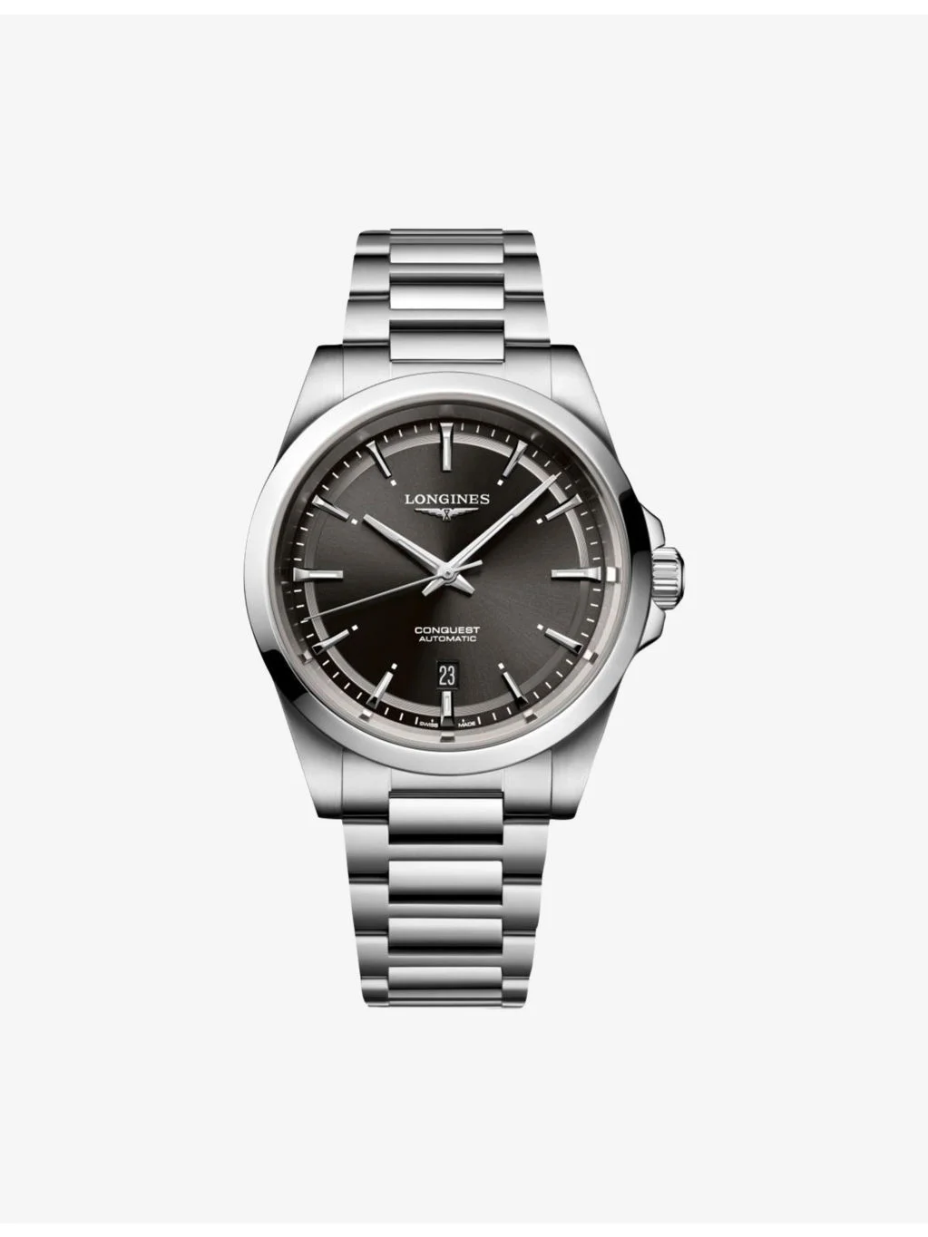 L3.830.4.52.6 Conquest Stainless-Steel 41mm Automatic Watch - 1