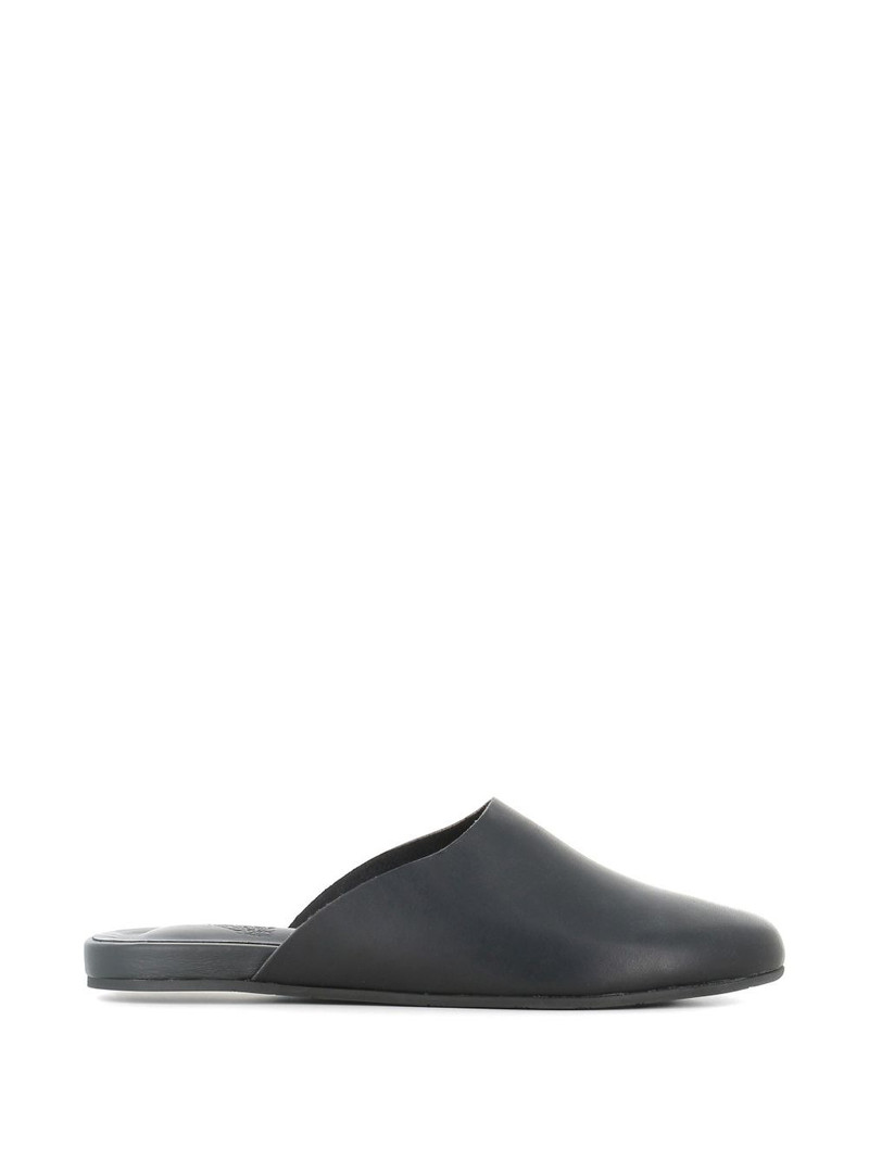 leather flat mules 1