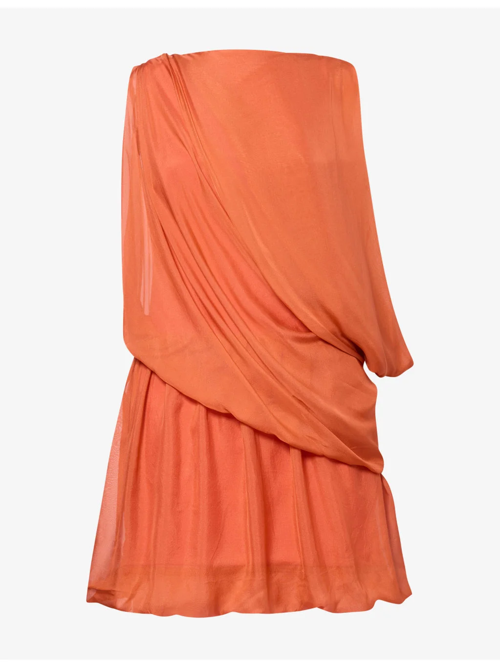 Arisa Draped Stretch-Woven Mini Dress - 1