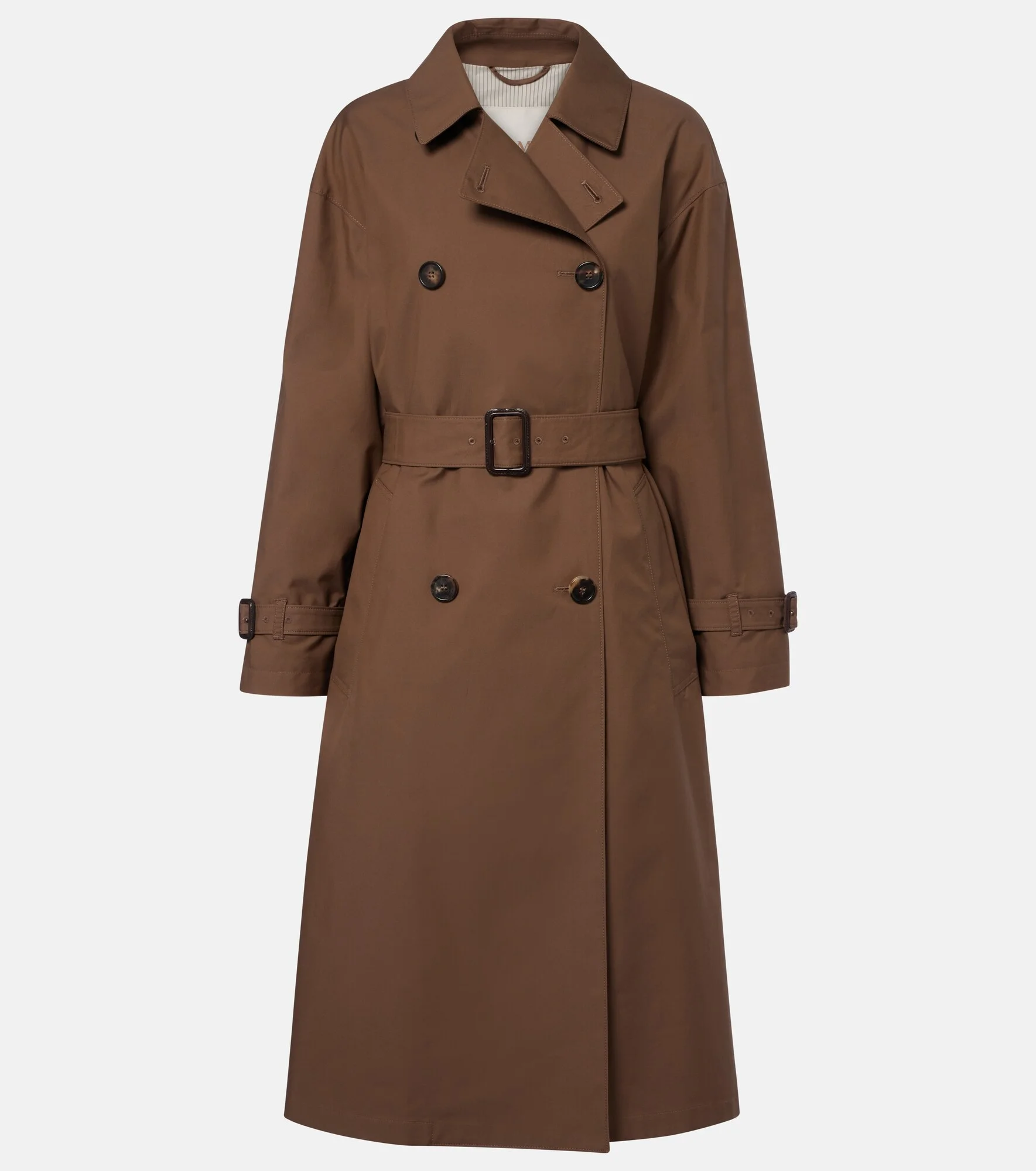 Cotton-blend trench coat - 1