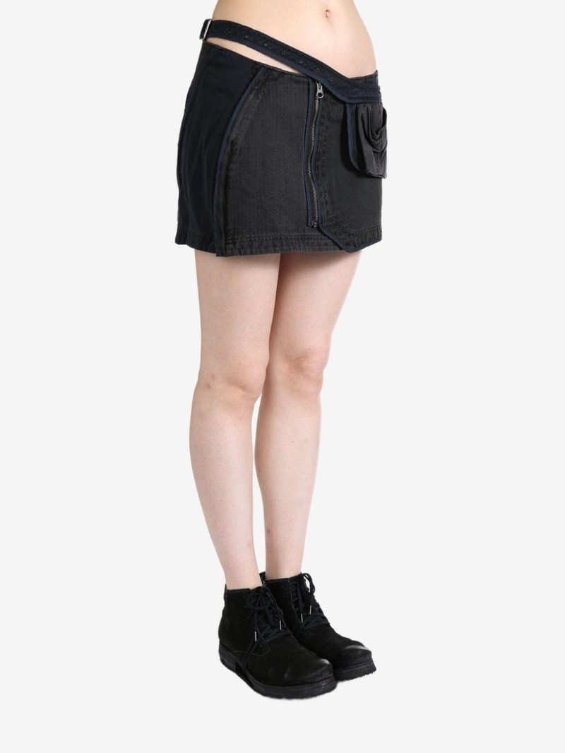 HYEIN SEO asymmetric mini skirt outlook