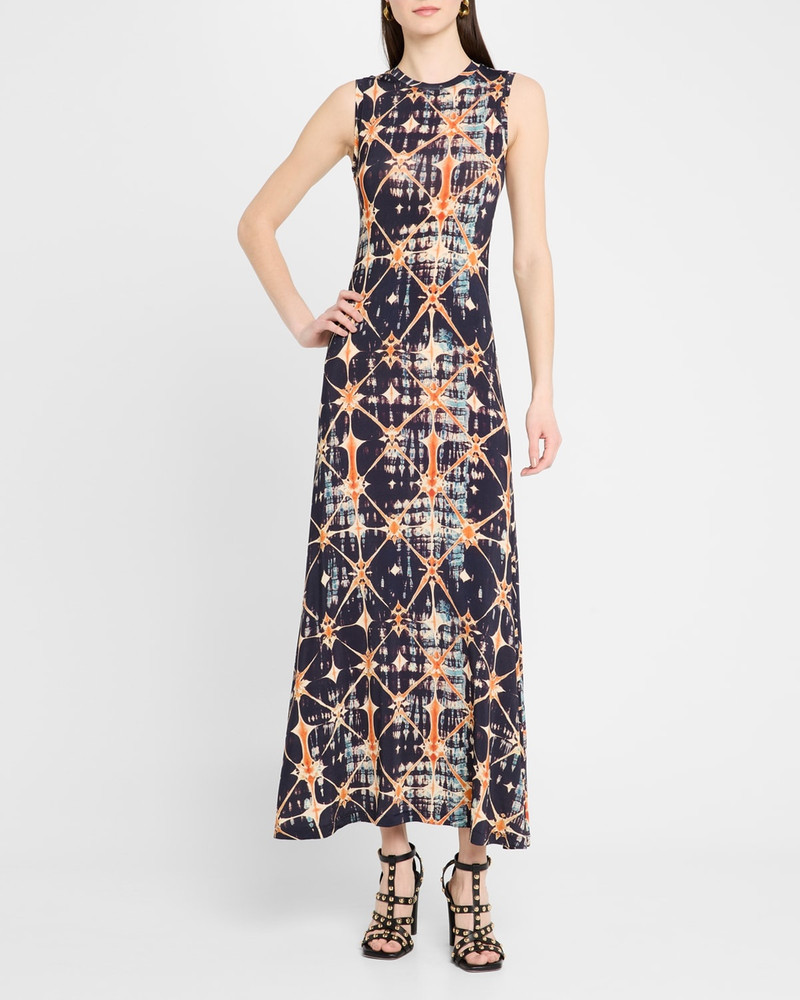 ULLA JOHNSON Orla Sleeveless Midi Dress outlook