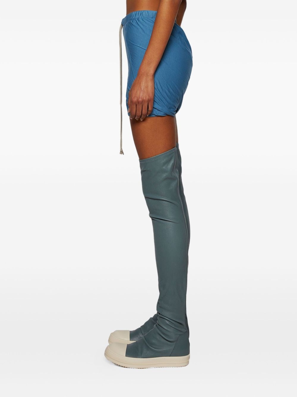Buds drawstring mini skirt - 4
